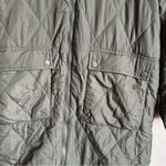 Love Tree Olive Green Longline Quilted Reversible Sherpa Teddy Winter Coat Photo 2