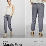 Wilfred Marais Floral Crop Pant Black Purple XS Photo 10