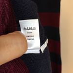 Loft Ann Taylor Navy Blue Red Striped Sleeveless Knit Sweater Dress Size… Photo 6