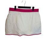 Lands' End Lands’ End White and Pink Preppy Active Skort Photo 1