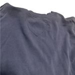 Free People Eleanor Sweatshirt Tunic Dress Oversized Cotton Solid L Charcoal Photo 6