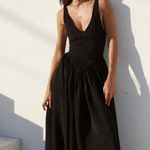 Delfi Collective Isadora Black Maxi Gown Formal Elegant Evening Dress M Size M Photo 0