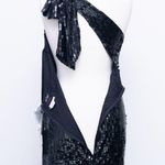 Mac Duggal . Sequined One Shoulder Back Bow Detail Gown. 93580 Photo 14