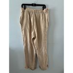 Free People Pants Women's Small Beige Wide Leg Beachy Coastal Neutral Lagenlook Photo 5