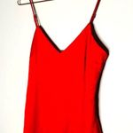 Elliatt Women's Red Satin V-Neckline Sleeveless Satin Midi Dress Size XS Photo 14