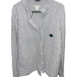 L.L.Bean  womans button down ribbed knitted sweater. Size M Photo 0