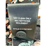 Rebecca Taylor Silk Floral Cold Shoulder Ruffle Blouse Boho Romantic Size 12 Black Photo 4