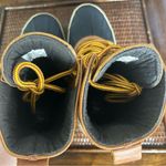 G.H Bass Eastport Leather Duckbill Lace Up Boots Size 7 Blue Photo 9