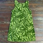 Island Beach Tropical Green Leaf Beach Shift Dress Photo 6