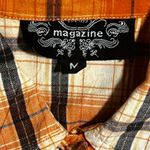 Fashion Magazine Womens medium Magazine button up shirt Photo 10