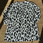 Chico's Women's  Open Front Leopard Print Nylon‎ Cardigan Size 0 Small Photo 0