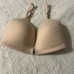 PINK - Victoria's Secret Pink Set of 2 Bras Size 32DD – Strapless Black & Front-Close Nude Photo 1