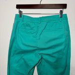 Talbots perfect skimmer slim legs cropped pants size 6 teal blue Photo 9