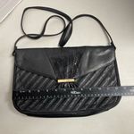 PANTERA Women’s Crossbody‎ Handbag Purse Tote Quilted Black 8X2X12.5 Black Photo 2