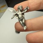 Cherub Angel / Snowman Lot Of 2 Tack Lapel Pin Pewter Tone Christmas Silver Photo 8