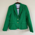 J.Crew  Green Picnic Tweed Comb Schoolboy Blazer Size 4 Photo 3