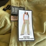 BCBGeneration NWT BCBGenration Mid Rise Wide Leg Trouser Green Photo 4