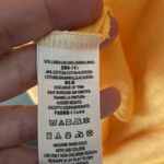 Free People orange lace asymmetric t-shirt Photo 7