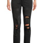 No Boundaries High Rise Destructed Girlfriend Jeans Photo 3