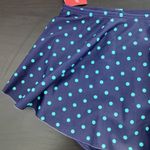 Spanx  Swim Navy and Blue Polka Dot Flirty Skirted Swim Bottom NWT Size 12 Photo 5