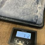 KanCan Buttonfly High Waisted Straight Leg Denim Jeans Size 9 Acid Wash Pink Hue Blue Photo 9