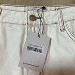 Princess Polly NWT Katlynne Denim Mini Skirt Skort White Size US 10 Photo 2