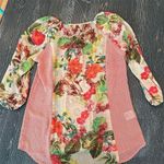 Meadow Rue Anthropologie Beige Floral Key Photo 3