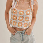 Sadie & Sage Flower Babe Crochet Top Photo 0