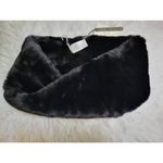 Aspen Black Plush Faux Fur Snood Scarf New Photo 1