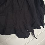 Ann Taylor Elegant Black Women's Linen Romper with Belt Photo 9