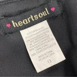 HeartSoul Faux Leather Panel Pencil Skirt Black Stretch Juniors 13 Size undefined Photo 4