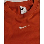 Nike  Orange Athletic Athleisure Lounge Logo Sweat Shirt Y2K Style Streetwear XS Photo 1