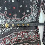 Zimmermann  Matchmaker Utility Silk Dress in Black Bandana AU 1 Photo 6