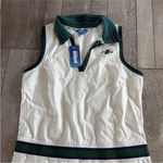 Prince Pickleball Tennis Pleated Collared Athletic Dress Size Medium. White Photo 5