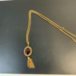 Evolution  by Cyrus button sleeve open front cardigan small & 2 vintage necklace Photo 13