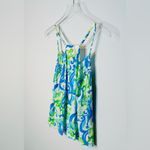 Lilly Pulitzer  Crystal Coast Silk Dusk Racerback Tank Top Shirt Blouse Size XS Photo 7