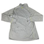 FootJoy  FJ Gray‎ Athletic Quarter Zip Pullover Golf Top Neon Accent Performance Photo 3