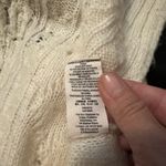 Free People Distressed Complex Cable Jumper XS Photo 5