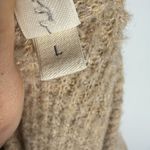 Nap Loungewear Wool Blend Hooded Duster Cardigan Open Front Pockets Tan L Size L Photo 8