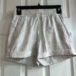 Lululemon athletica White High Waist Women's Shorts Photo 0