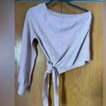 ASTR The label One shoulder faux wrap sweater XL Photo 0