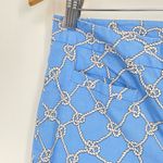 Rachel Zoe J. Mclaughlin Womens Light Blue Nautical Yacht Core Ankle Fit Chino Pants Size 8 Photo 3