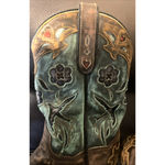 Dan Post  Vtg. Bluebird Snip Toe Leather Western Cowboy Boots DP3544 Womens 7 M Photo 4