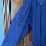 We The Free Free People 5 Star Pullover Sweatshirt Blue Vanguard Size XS Photo 9