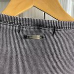 Maniere De Voir  Ribbed Knit Long Sleeve Top Brown UK Size 8 Photo 4