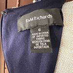 R & M Richards Navy Blue Sparkle Tea Length Dress Photo 9