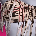 Acacia Fringe Bandeau Bikini Top Brown Photo 1