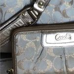 Coach Madison Ashley Lurex Signature Purse and Wallet Set Photo 1
