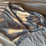 NWT Dressin Blue Wide Leg Pants with Floral Embroidery Size M Photo 1