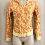 Raya Sun NWOT  bright floral mesh zip up hoodie. Sz small Photo 0